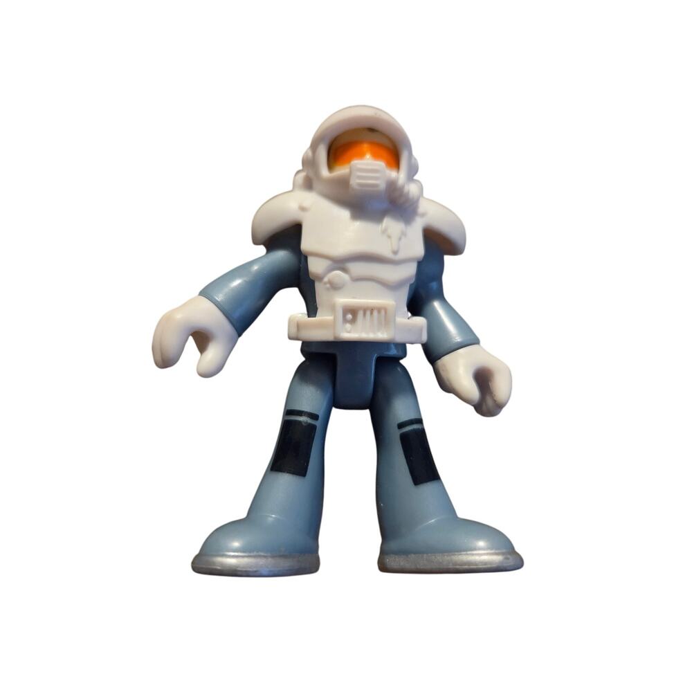 Fisher-Price Imaginext space astronaut figure with a white and gray